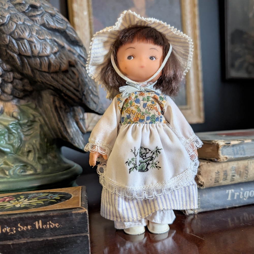 Vintage 1979 Matilda Australian Souvenir Doll - Koala Apron - Rare Find!